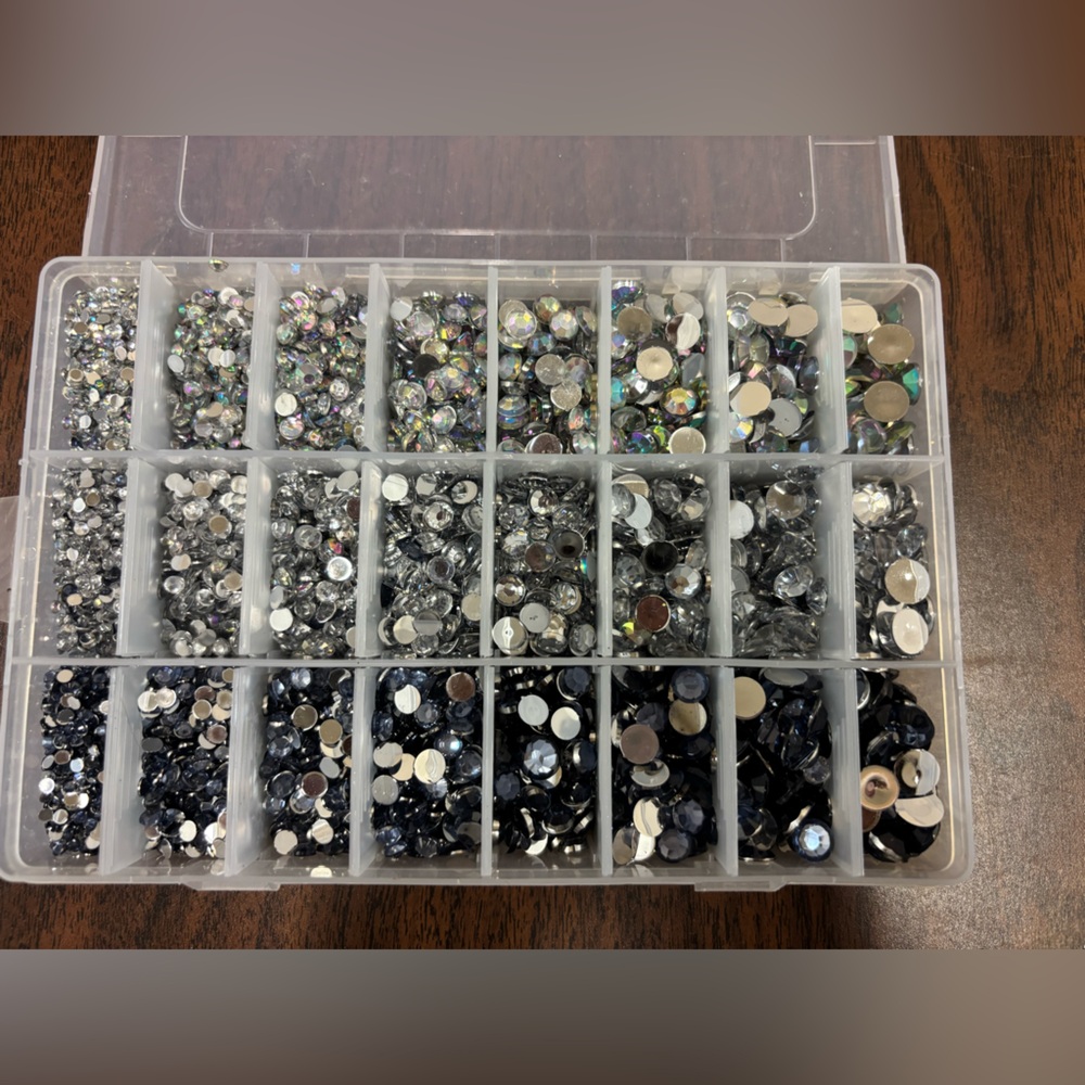 Multi-Color Rhinestone Storage Organizer